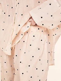 Hearts Full-Length PJ Set
