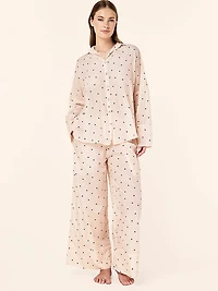 Hearts Full-Length PJ Set
