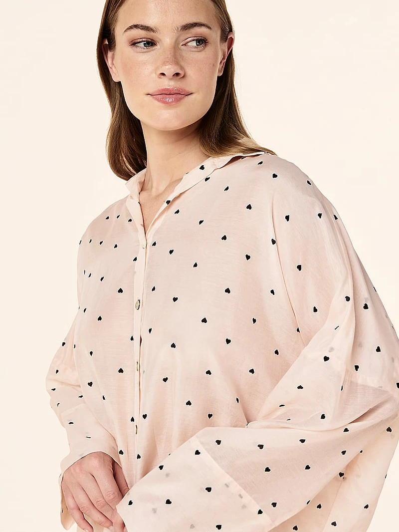 Hearts Full-Length PJ Set