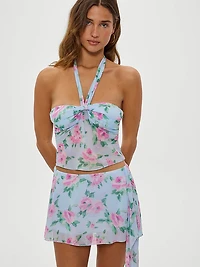 Maribel Chiffon Halter Top