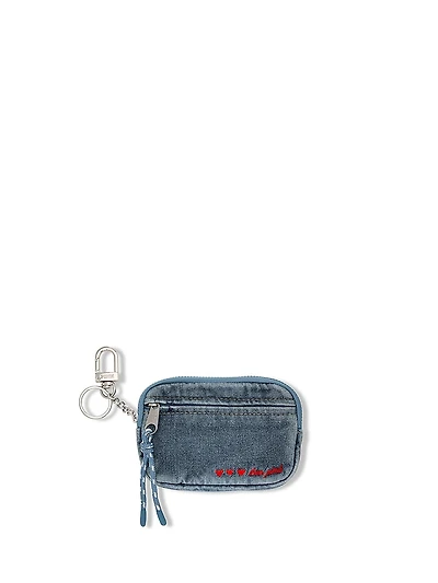 Zip Card Holder Keychain