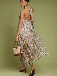 Drop-Waist Sleeveless Maxi Dress