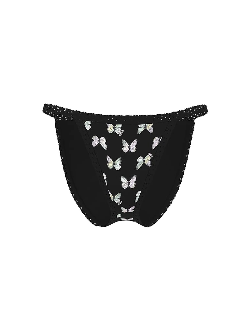 PINK Wink™ Lace-Trim String Bikini Panty