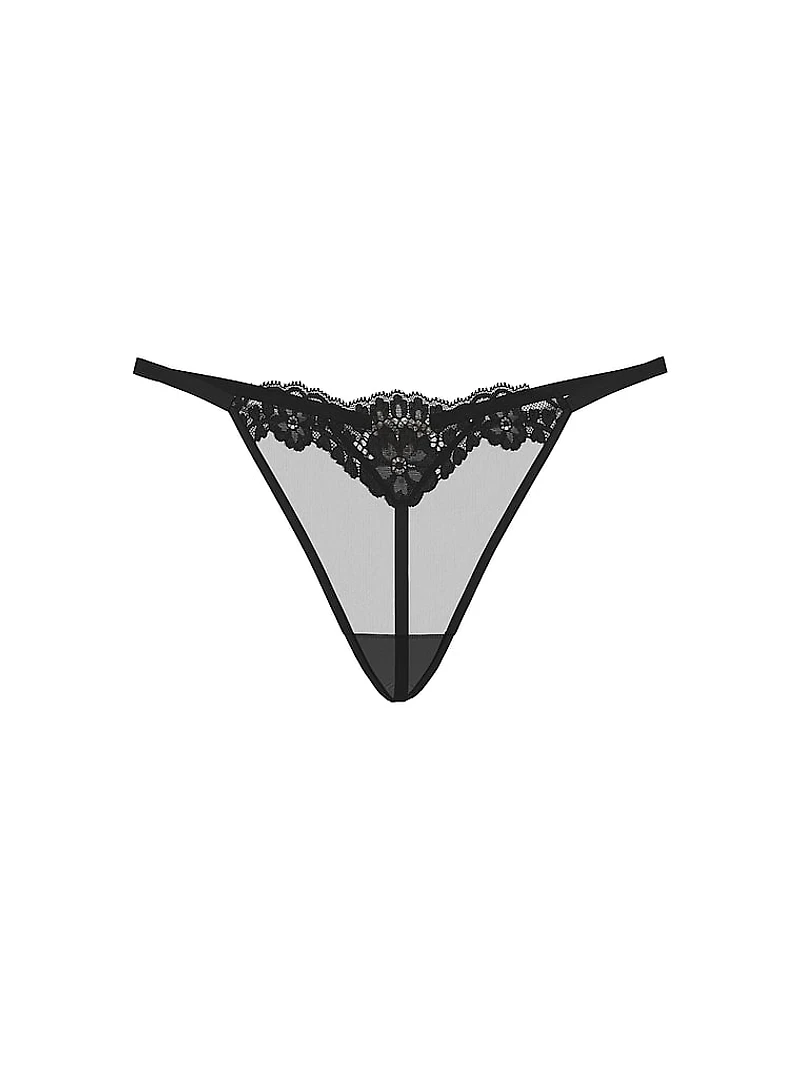 Lace Adjustable V-String Panty