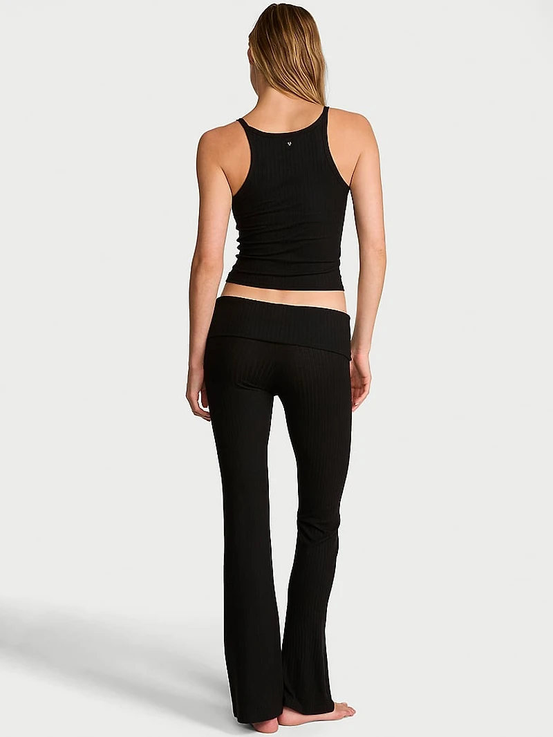 SoSoft™ Modal Wide-Rib Tank & Foldover Pants Set