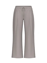 Satin Pull-On Trouser Pants