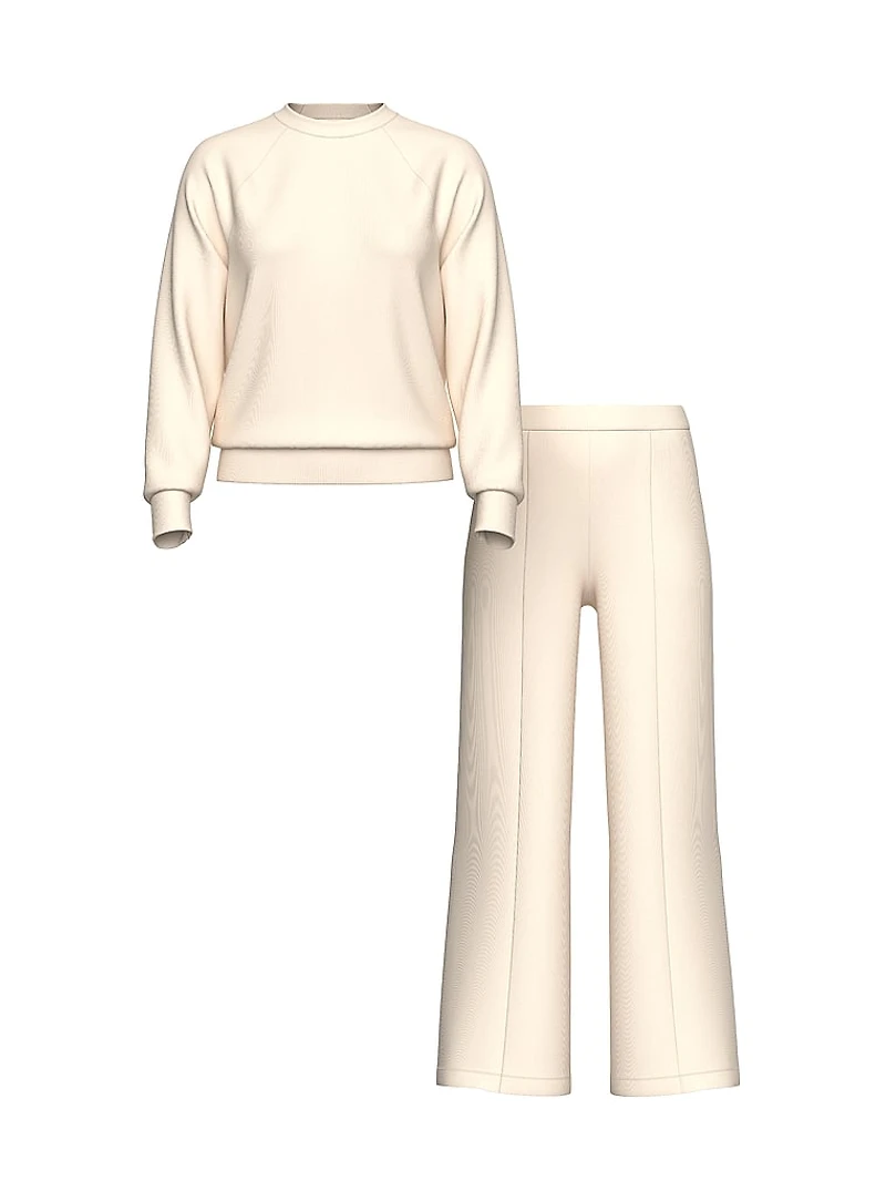 VSX Winter Featherweight Knit 2-Piece Lounge Set