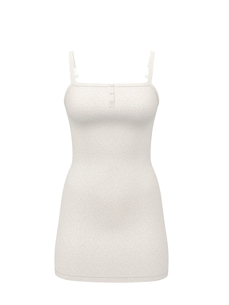 Pointelle Slip Dress