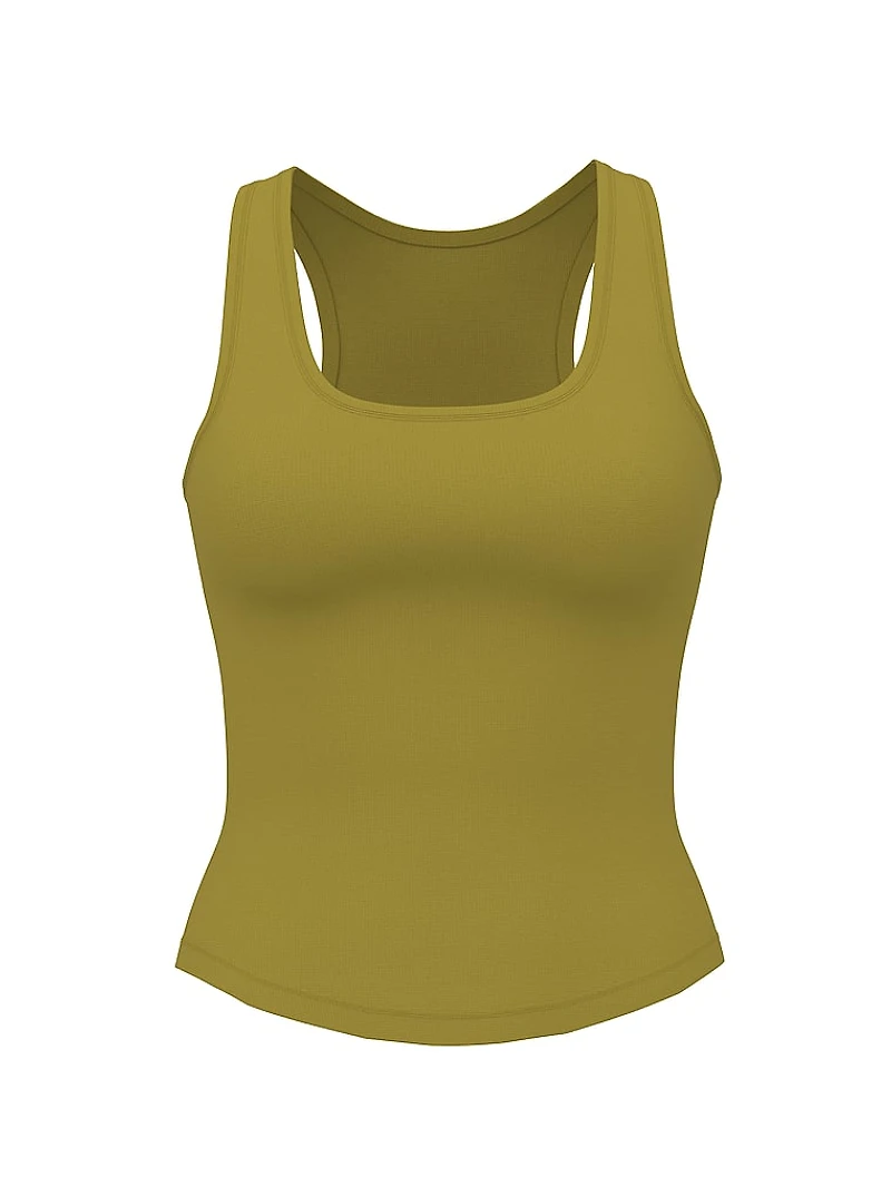 Relaxed Rib Boyfriend Tank Top