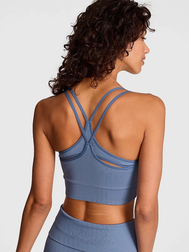 Soft Seamless Strappy Sports Bra