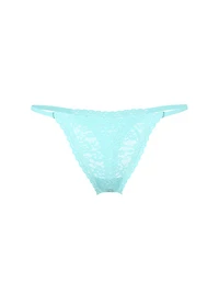 Shimmer Mesh String Thong Panty