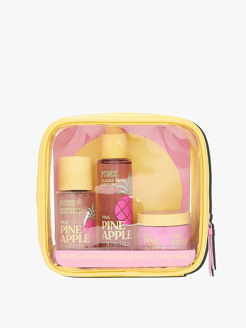 Vanilla Let's Glow Away Body Care Travel Set