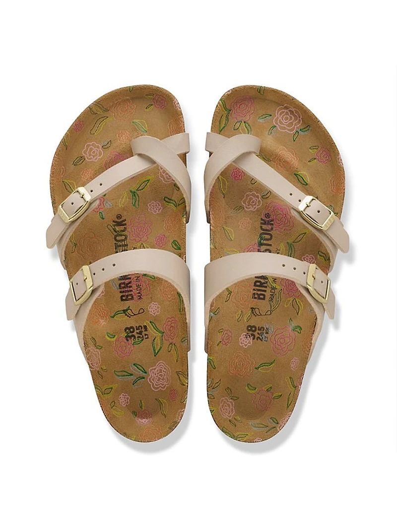 Mayari Printed Footbed Sandals