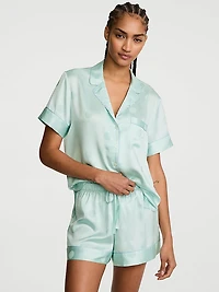 Signature Satin Short Pajama Set