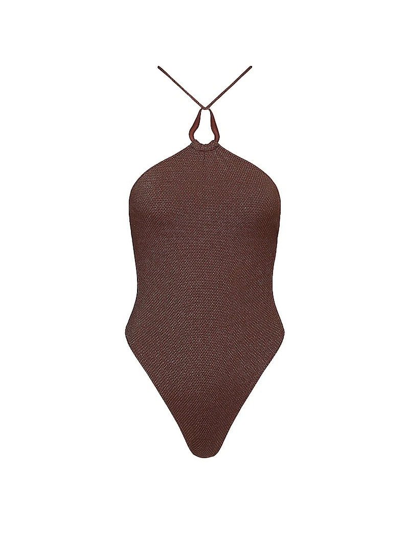 Teardrop One-Piece Swimsuit