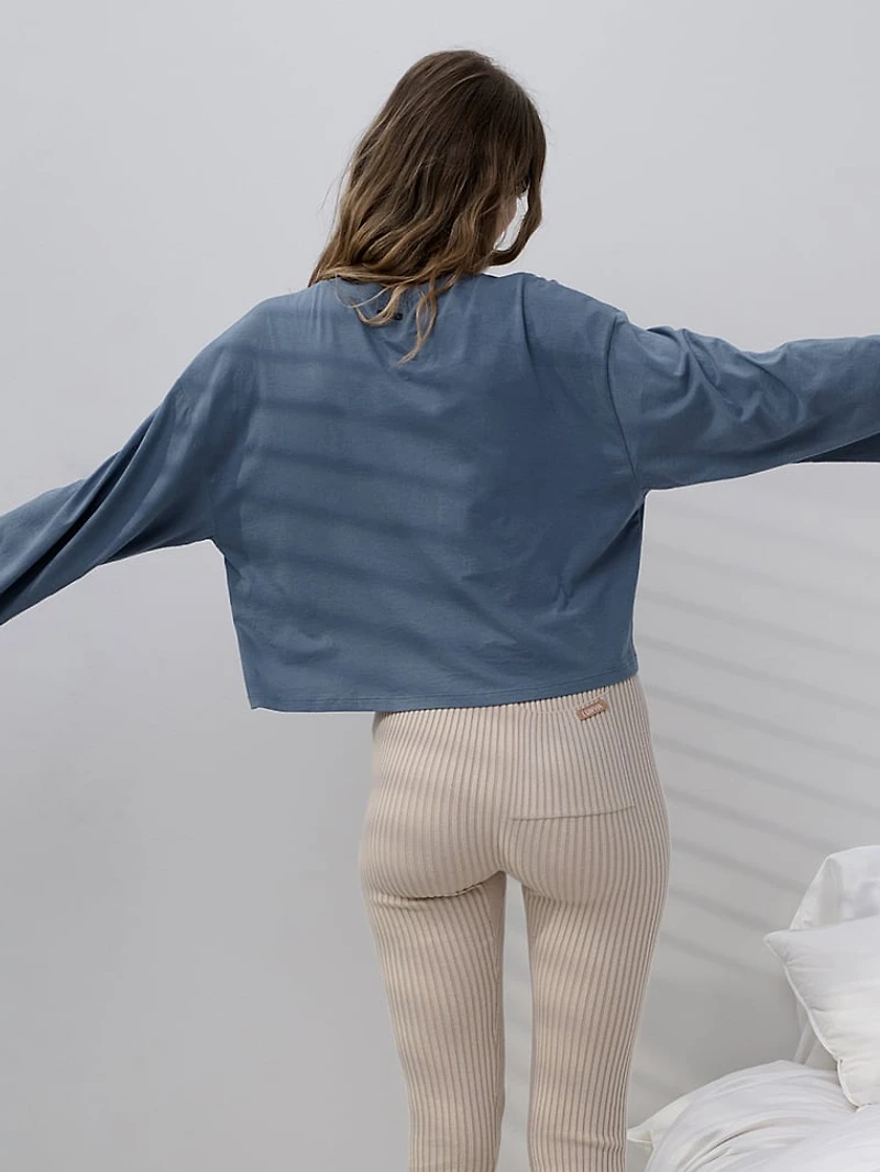 Organic Pima Wide-Sleeve Tee