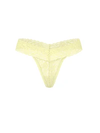 Lace Lace-Up Thong Panty