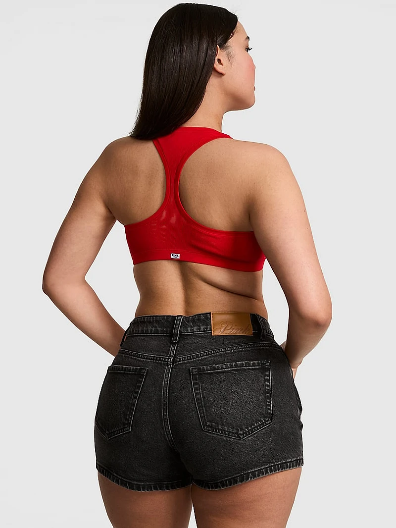 Denim by PINK High-Rise A-Line Shortie