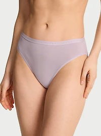 Stretch Cotton High-Leg Brief Panty