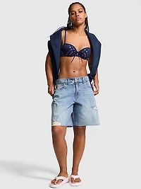 Denim by PINK Mid-Rise Baggy Jorts