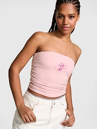 All-Day Cotton™ Side-Ruched Tube Top