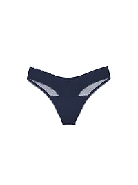 Ultra-Fine Modal High-Leg Scoop Thong Panty
