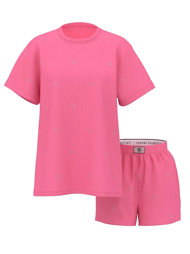 100% Cotton Shine Short Pajama Set