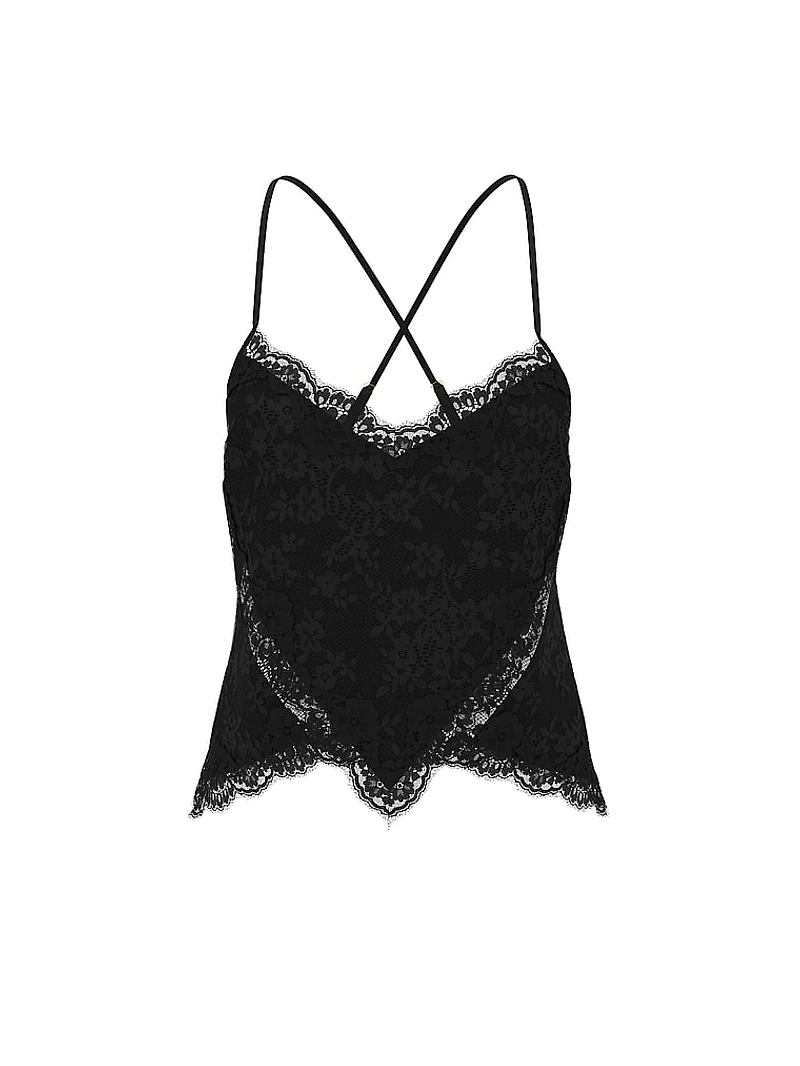 Lace Scallop-Hem Cami