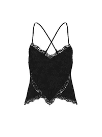 Lace Scallop-Hem Cami