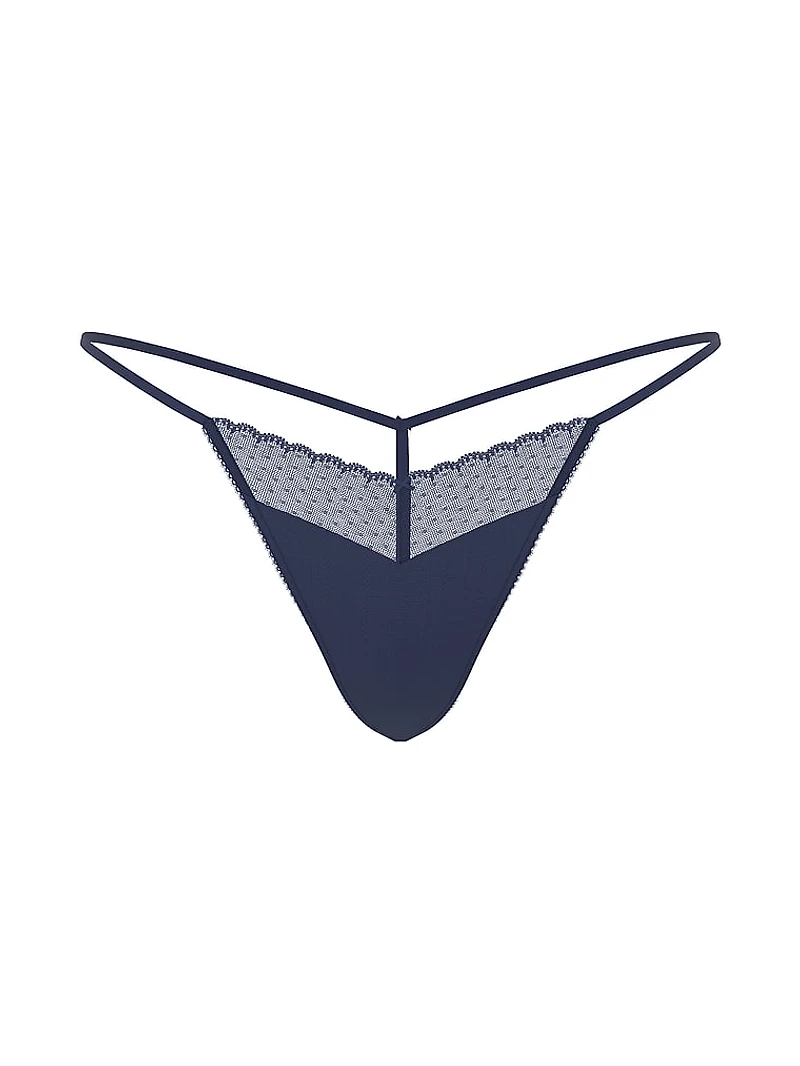 Stretch Cotton V-String Panty