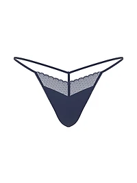 Stretch Cotton V-String Panty