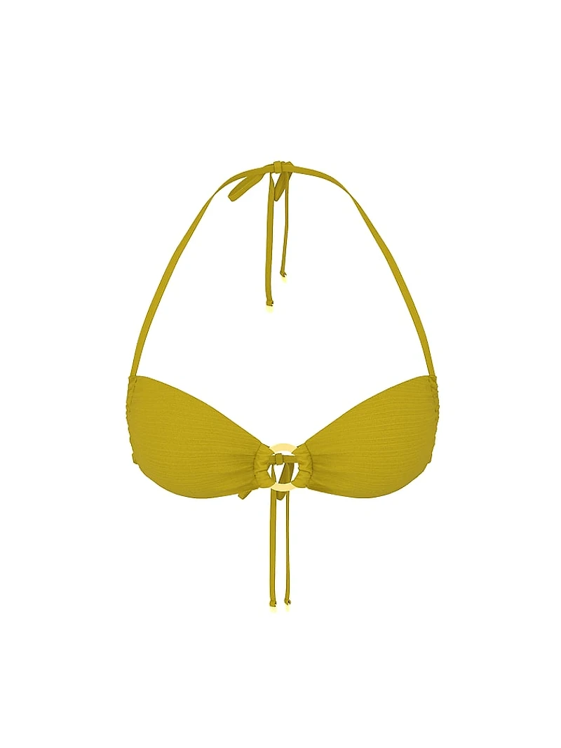 Glam Rings Bandeau Bikini Top