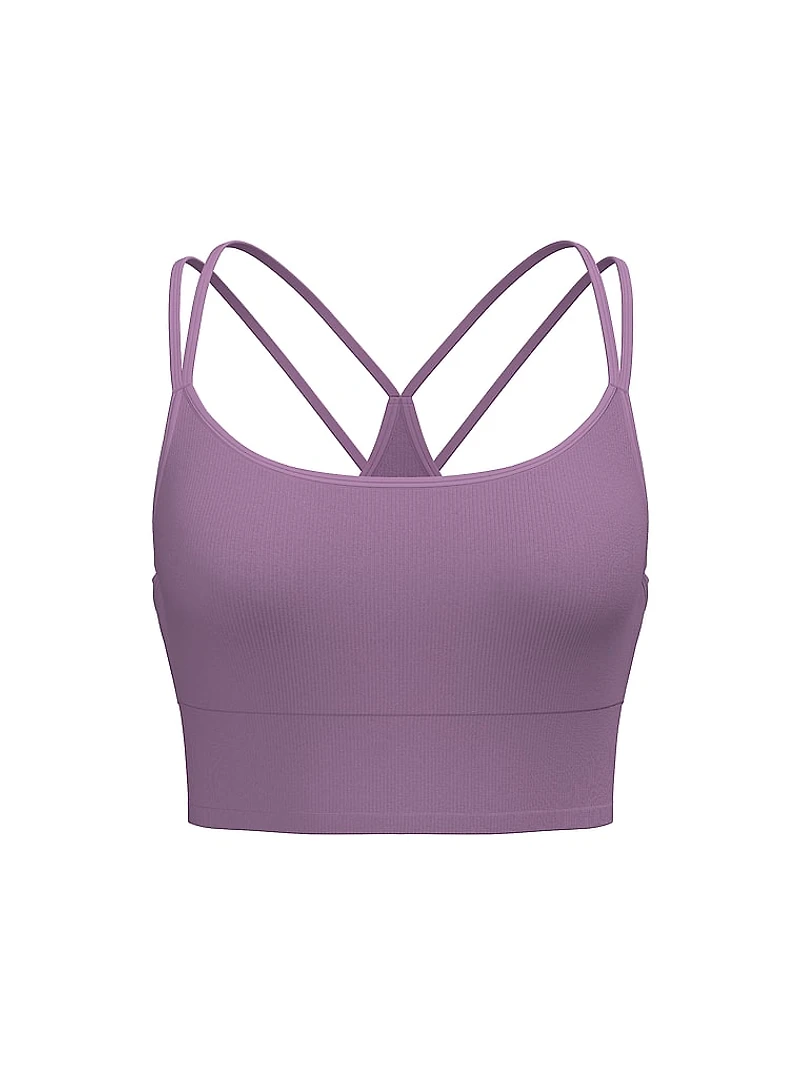 Soft Seamless Strappy Sports Bra