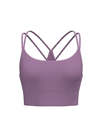 Soft Seamless Strappy Sports Bra