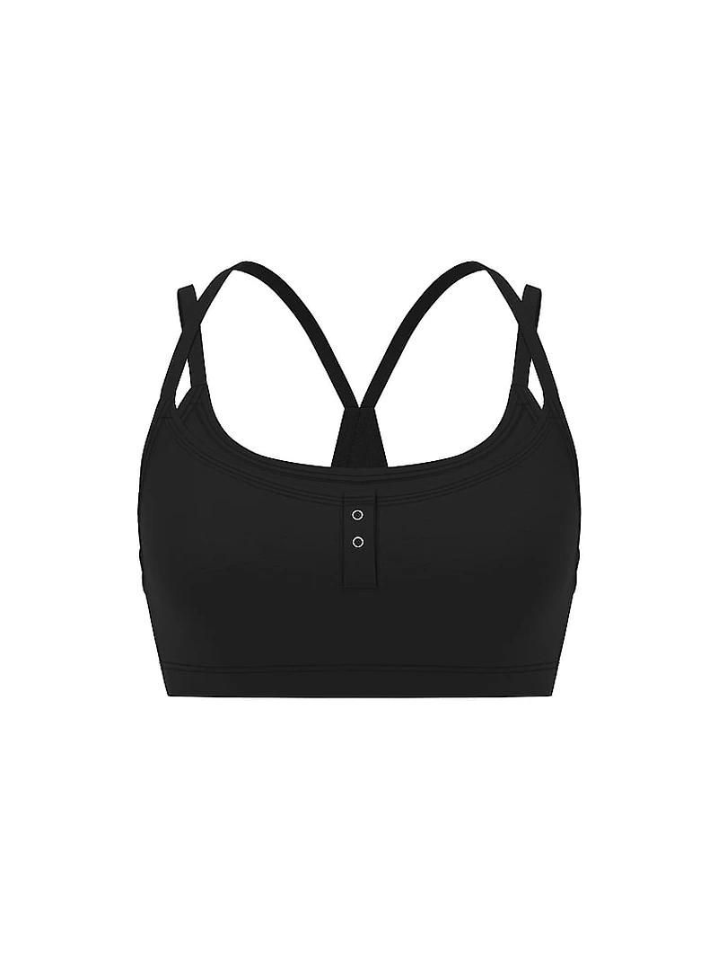 All-Day Cotton™ Double Up Henley Bra