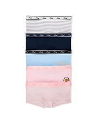 5-Pack Logo Cotton Boyshort Panties