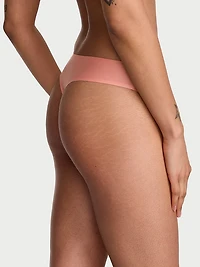 Body by Victoria Flex Shadow Stripe Mid-Rise Thong Panty