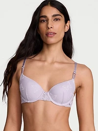 Sexy Tee Fleur Noir Lace Lightly Lined Demi Bra