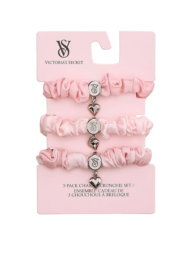 3-Pack Skinny Charm Scrunchie Set