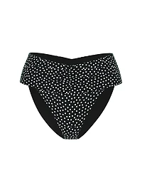 Essential Cinched High-Waist Bikini Bottom