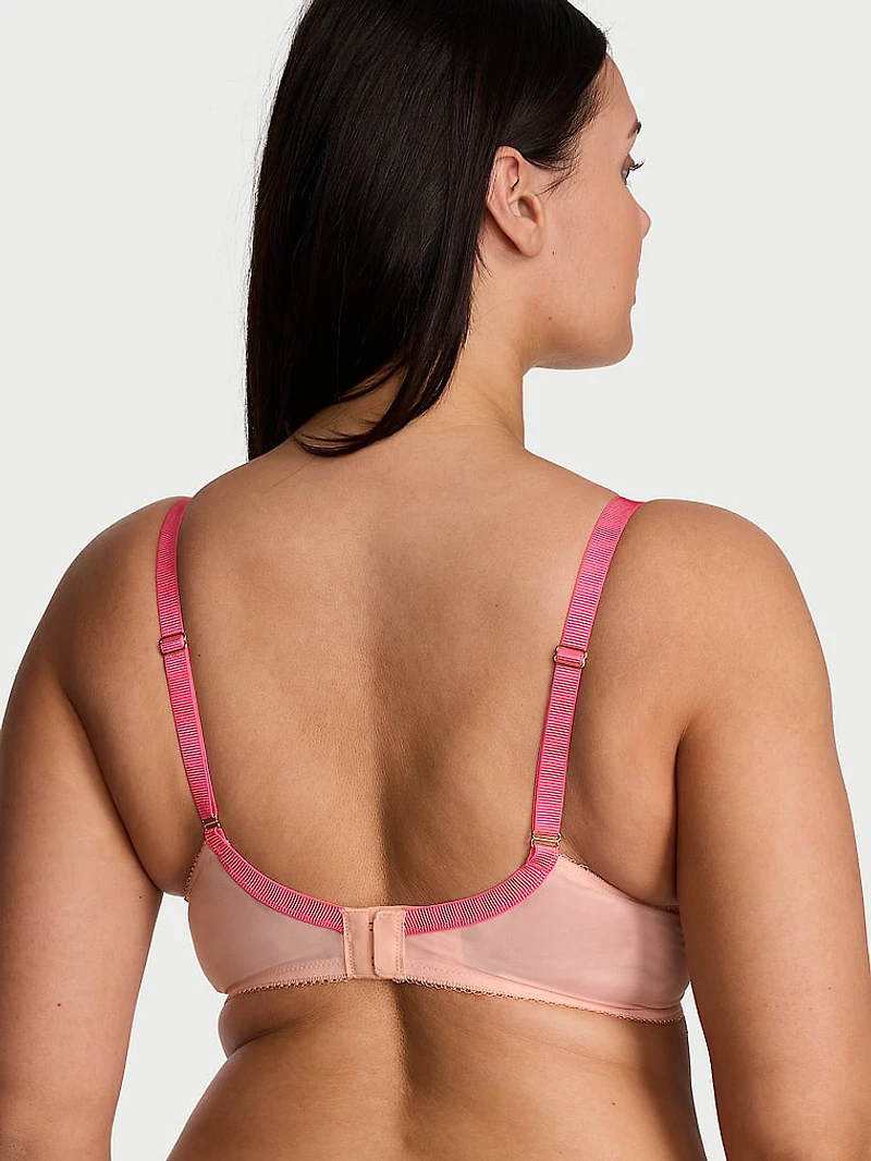 Fabulous by Victoria's Secret Sweet Melody Embroidery Unlined Full-Cup Bra