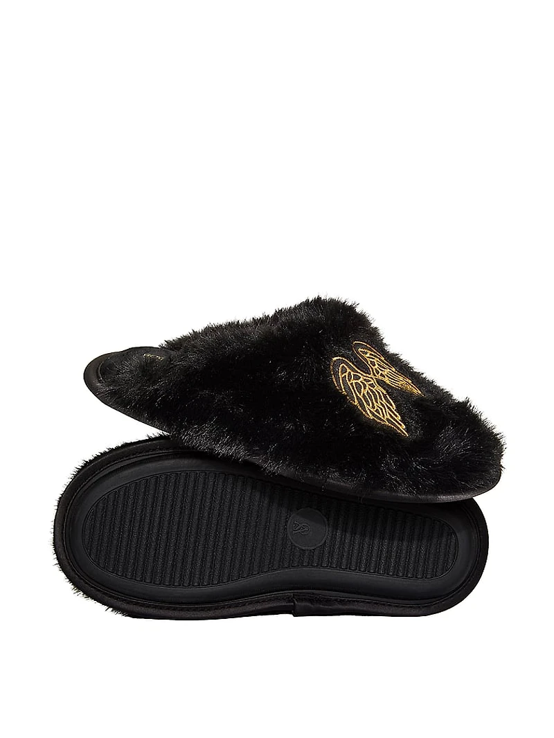Luxe Plush Closed-Toe Slippers