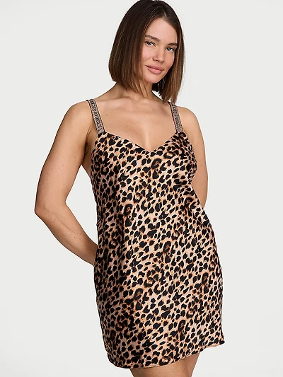 Shine Strap Satin Slip