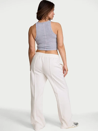 Bridal Pique Knit Flare Track Pant