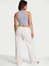Bridal Pique Knit Flare Track Pant