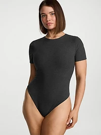 Shapewear by Victoria Smoothing Rib Tee Bodysuit