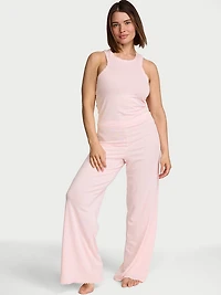 Cotton Shadow Stripe Tank & Pants Set