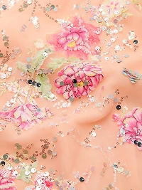 Sweet Melody Flutter Embellished Mini Slip Dress