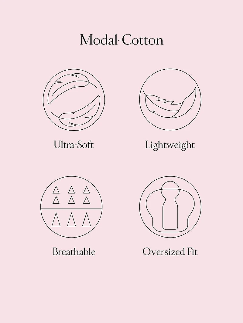 Modal-Cotton Long Pajama Set