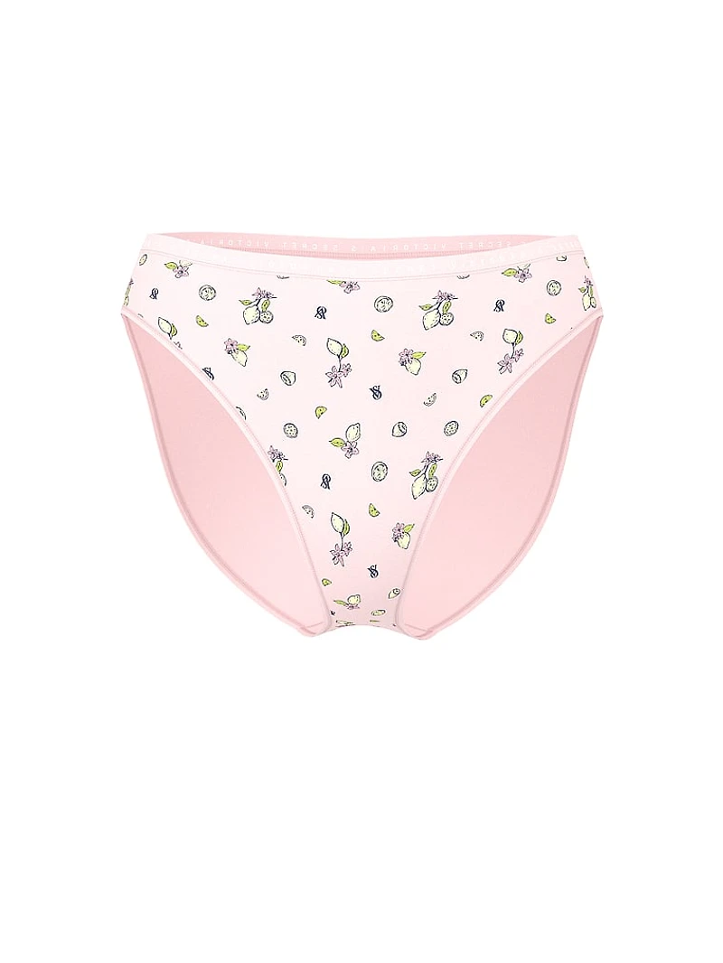 Stretch Cotton High-Leg Brief Panty